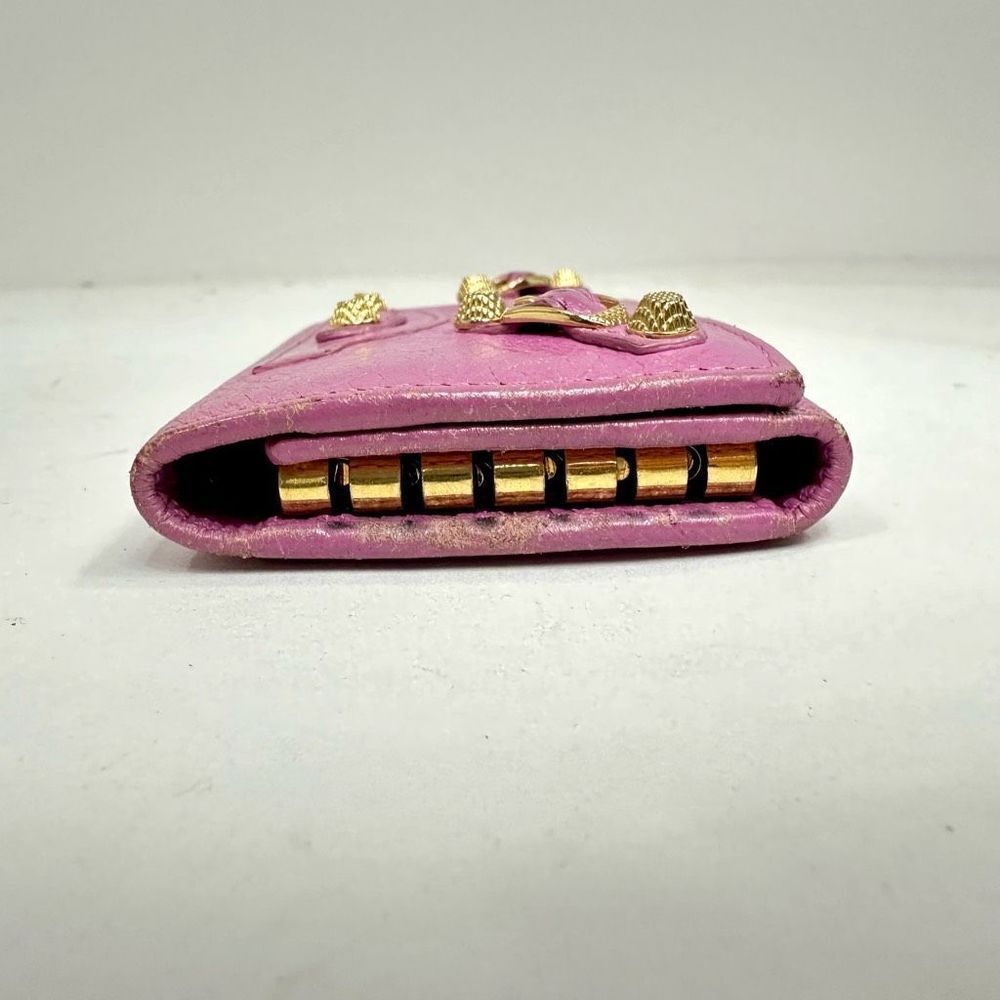 Balenciaga Osaka Pink Leather 6 Ring Key Holder - Picture 3 of 10